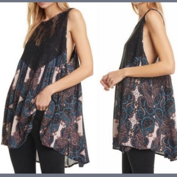 NWT Free People Count Me In Trapeze Tunic - Picture 3 of 3